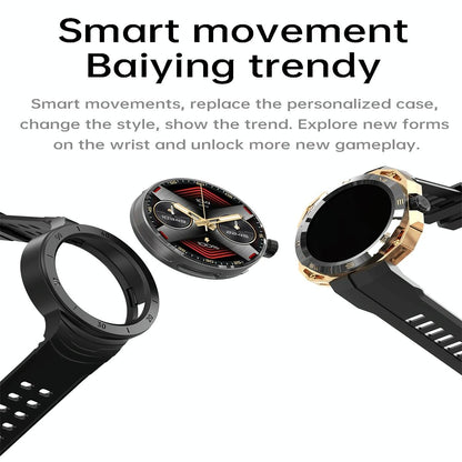 Smart Watch With Heart And Blood Monitoring Colour Screen - Black Tristar Online