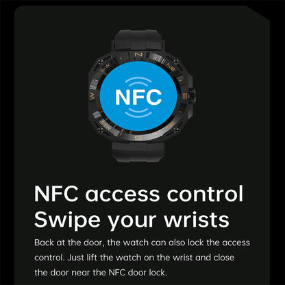 Smart Watch With Heart And Blood Monitoring Colour Screen - Black Tristar Online