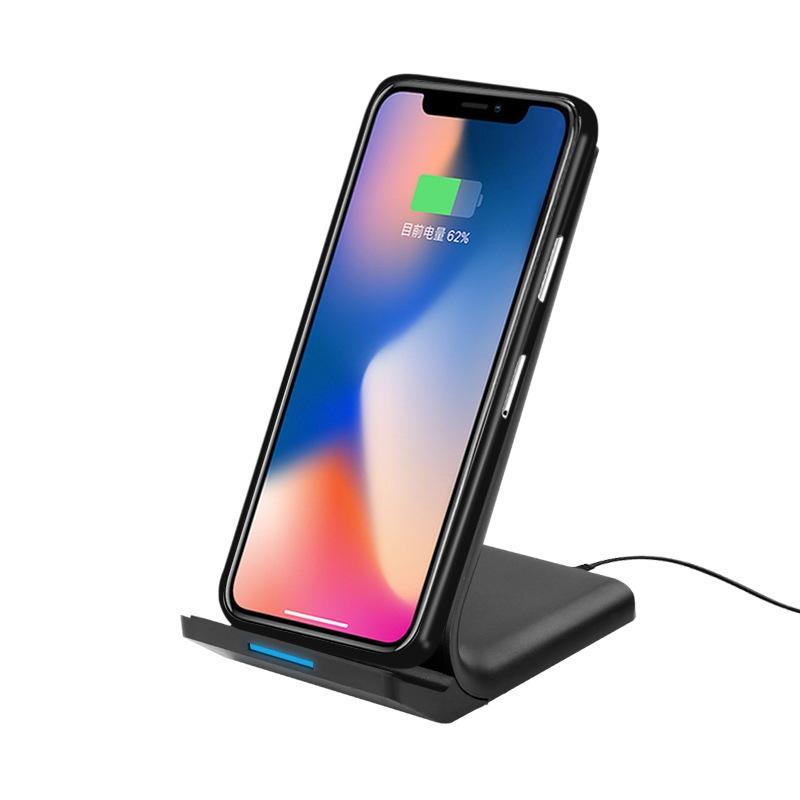 10W Vertical Wireless Charger For Smartphones Black Tristar Online