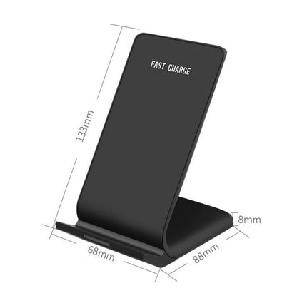 10W Vertical Wireless Charger For Smartphones Black Tristar Online