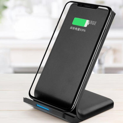 10W Vertical Wireless Charger For Smartphones Black Tristar Online