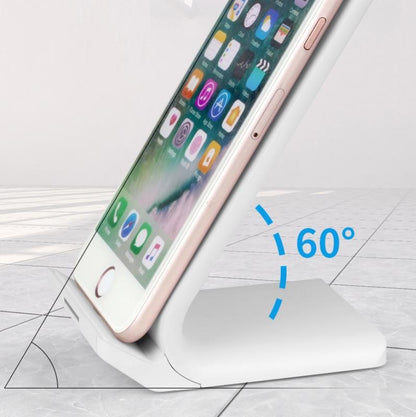 10W Vertical Wireless Charger For Smartphones Black Tristar Online
