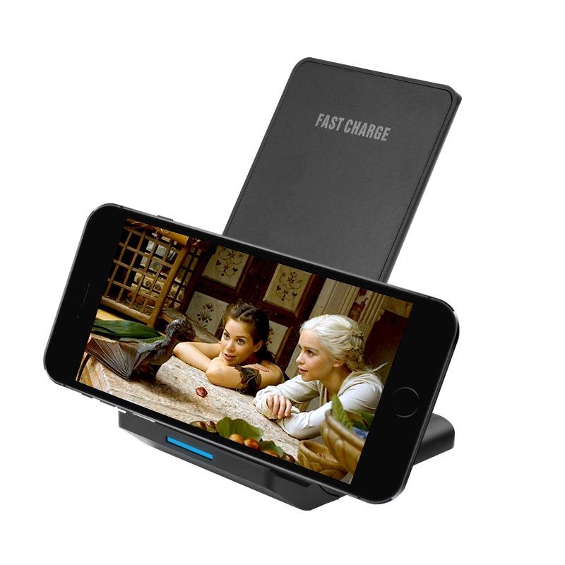 10W Vertical Wireless Charger For Smartphones Black Tristar Online