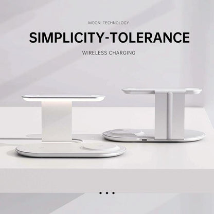 3 In 1 Wireless Charger With Night Light 15W - Black Tristar Online