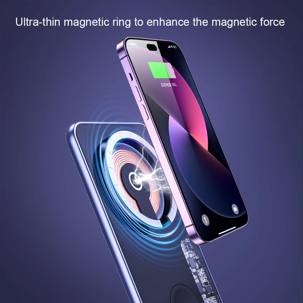 2 In 1 Magnetic Wireless Charger Grey Tristar Online