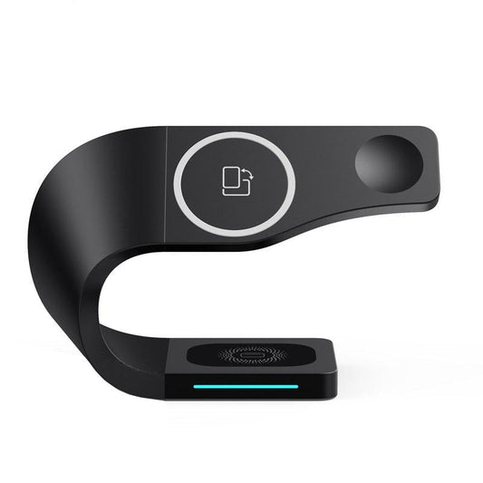 4 In 1 Wireless Charger For Phone Watch Airpods - Black Tristar Online