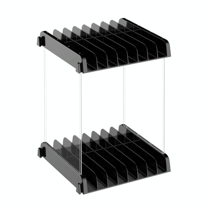 Wall-mounted Game Card Cd Storage Bracket - Black Tristar Online