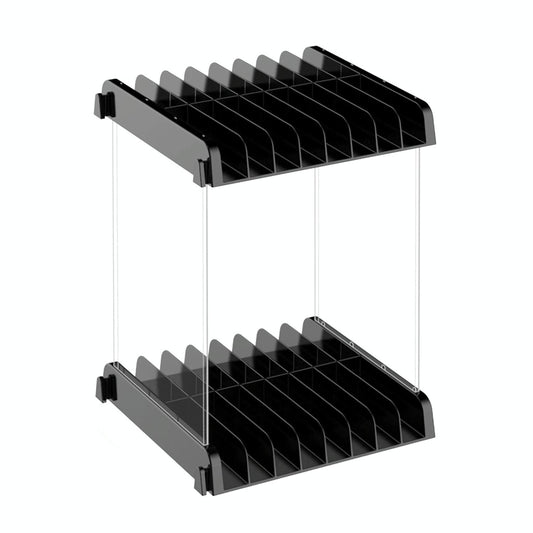 Wall-mounted Game Card Cd Storage Bracket - Black Tristar Online