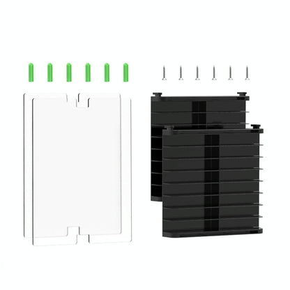 Wall-mounted Game Card Cd Storage Bracket - Black Tristar Online