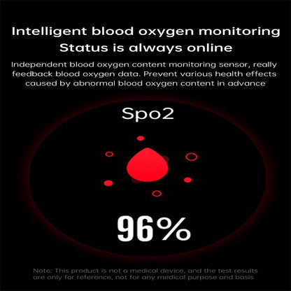 Smart Watch With Heart / Blood Monitoring - Black Tristar Online