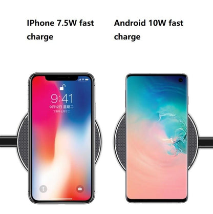 2 Pack Universal 10W Aluminum Wireless Charger With 1M Cable Tristar Online