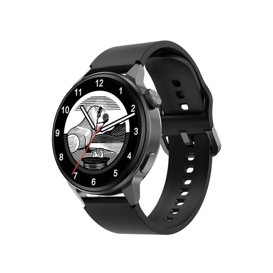 Silicone Band Smart Watch With Colour Screen - Black Tristar Online