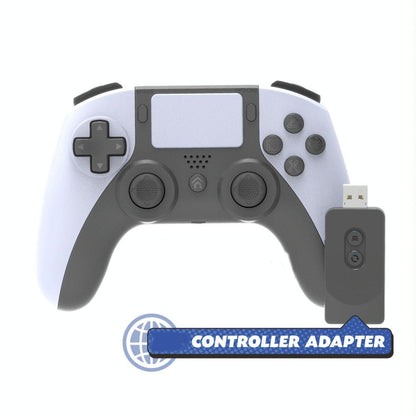 Wireless Dualsense Gamepad for Ps5 / Ps4 / Pc with Bluetooth and Joysticks - Black And White Tristar Online