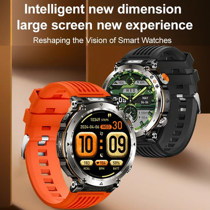 Waterproof Smart Watch With Flashlight Banknote Detector And Compass - Steel Band Tristar Online