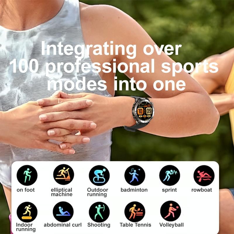 Waterproof Smart Watch With Flashlight Banknote Detector And Compass - Steel Band Tristar Online