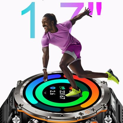 Waterproof Smart Watch With Flashlight Banknote Detector And Compass - Steel Band Tristar Online