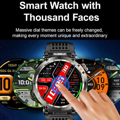 Waterproof Smart Watch With Flashlight Banknote Detector And Compass - Steel Band Tristar Online
