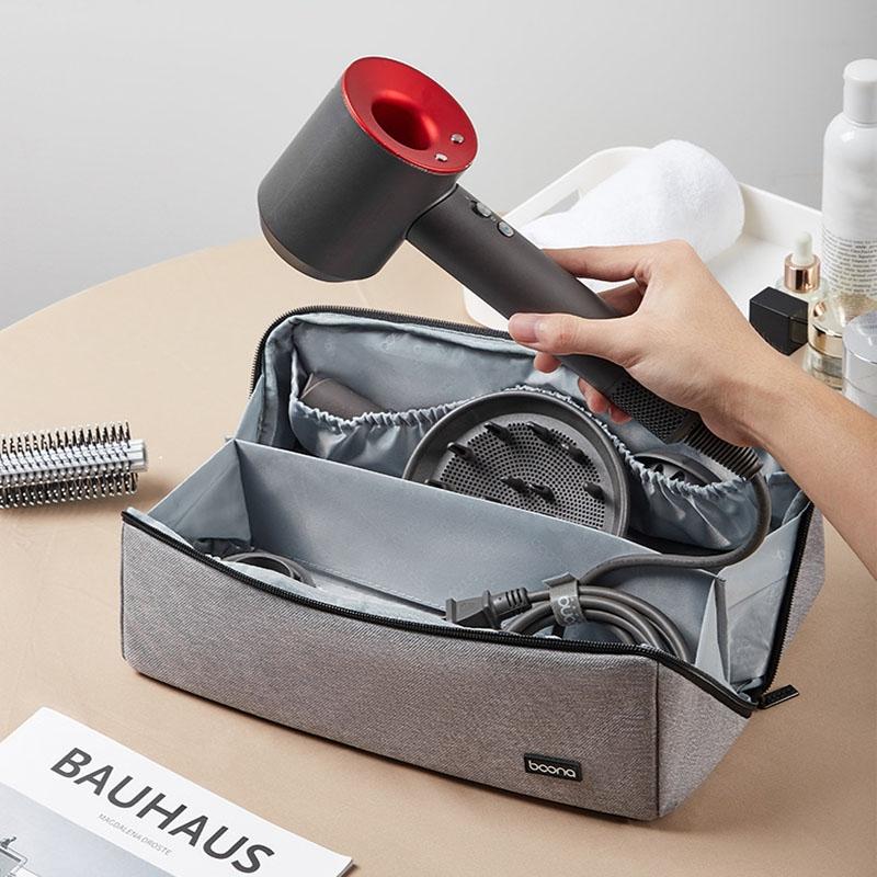 Waterproof Hair Dryer Storage Bag Large Capacity - Gray Tristar Online