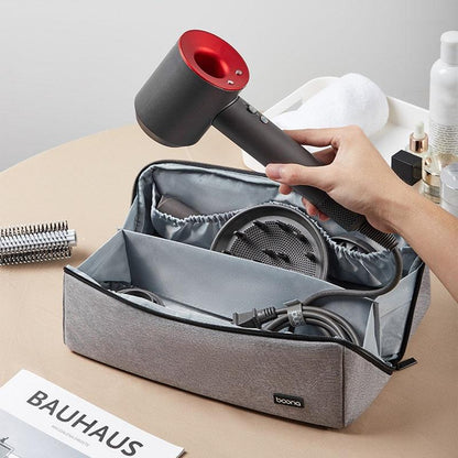 Waterproof Hair Dryer Storage Bag Large Capacity - Gray Tristar Online