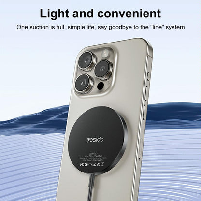 15W Magnetic Wireless Charger Detachable Black Tristar Online