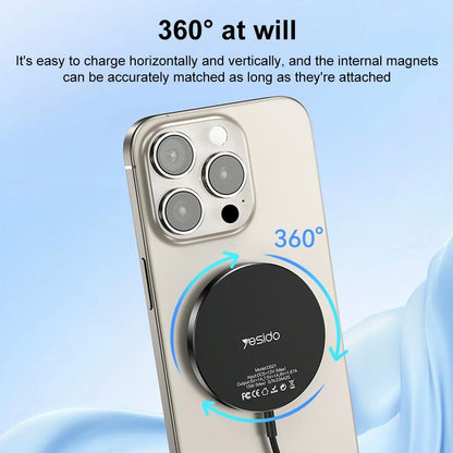 15W Magnetic Wireless Charger Detachable Black Tristar Online