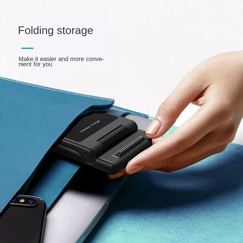 15W Foldable 3 In 1 Wireless Charger Black Tristar Online