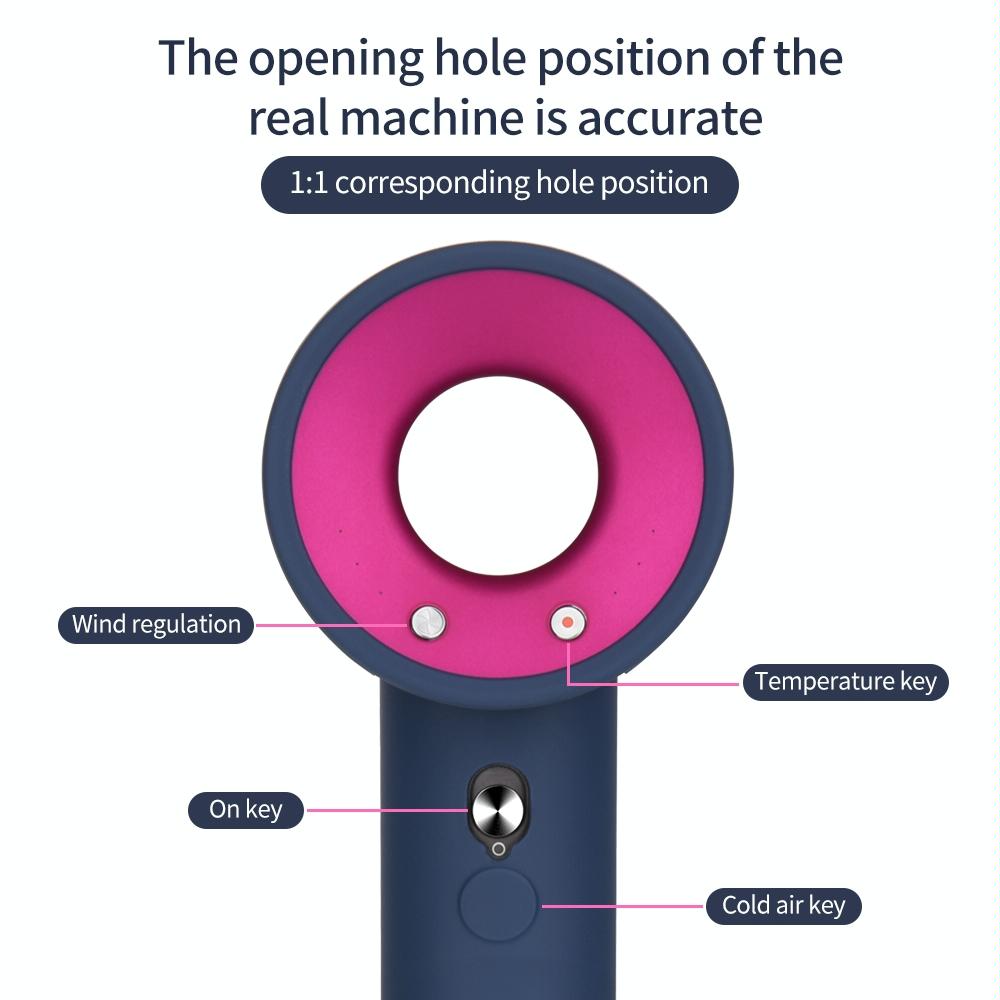 Shockproof Silicone Case For Dyson Hair Dryer - Pink Tristar Online