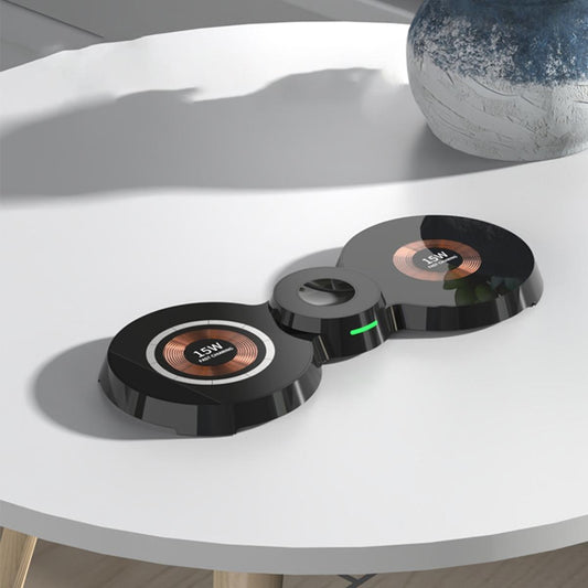 15W 3 In 1 Transparent Magnetic Wireless Charger Tristar Online