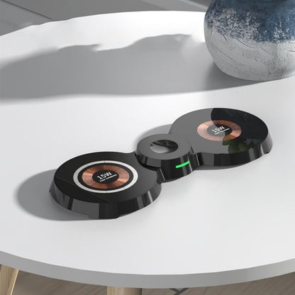 15W 3 In 1 Transparent Magnetic Wireless Charger Tristar Online