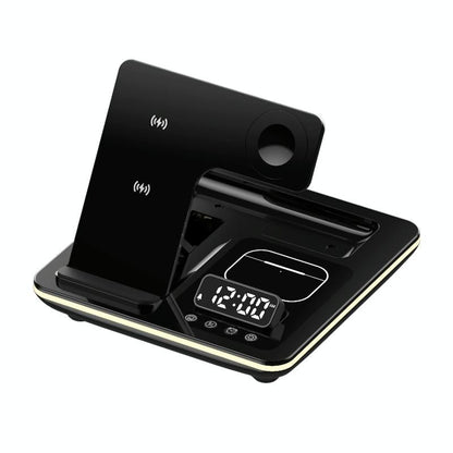 15W 5 In 1 Foldable Wireless Charger Stand - Black Tristar Online