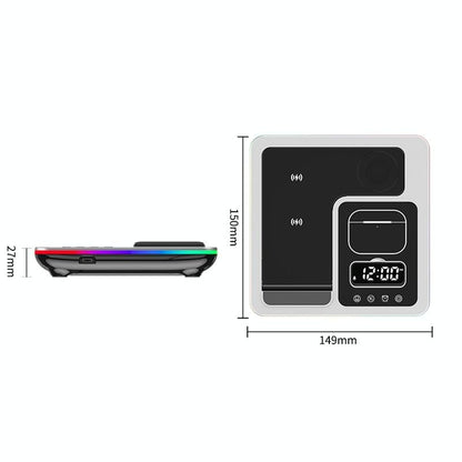 15W 5 In 1 Foldable Wireless Charger Stand - Black Tristar Online