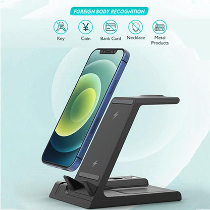 6 In 1 Fast Wireless Charger Stand Black Tristar Online