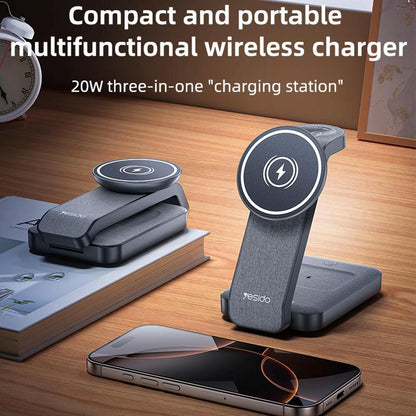 4 In 1 Magnetic Wireless Charging Stand With Night Light Tristar Online