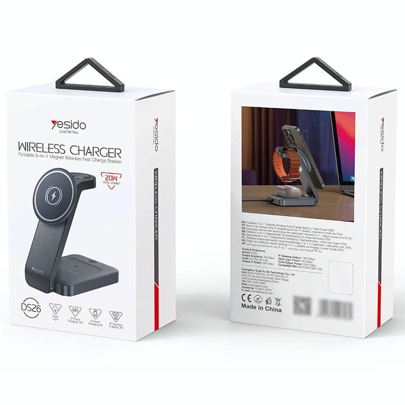 4 In 1 Magnetic Wireless Charging Stand With Night Light Tristar Online