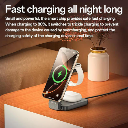 4 In 1 Magnetic Wireless Charging Stand With Night Light Tristar Online