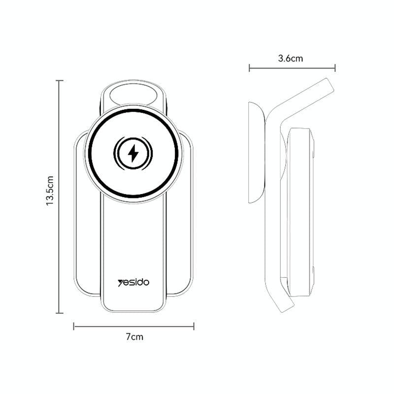 4 In 1 Magnetic Wireless Charging Stand With Night Light Tristar Online