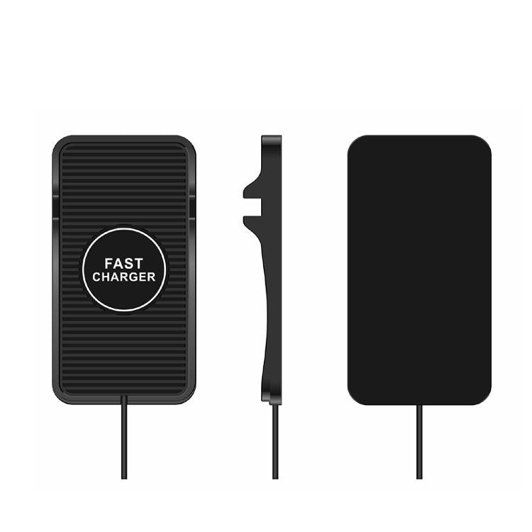 2-in-1 Non-slip Wireless Charger for C7 Car Navigation - Black Tristar Online
