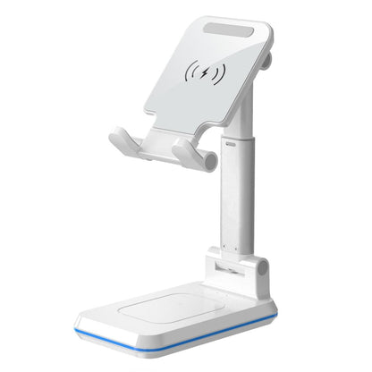 Portable 2 In 1 Wireless Charging Stand Single Charge - Black Tristar Online