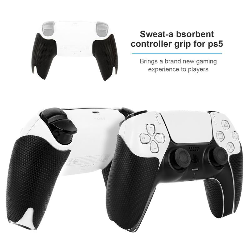 Anti-slip Protective Sticker for Sony Ps5 Game Handle - Black Tristar Online