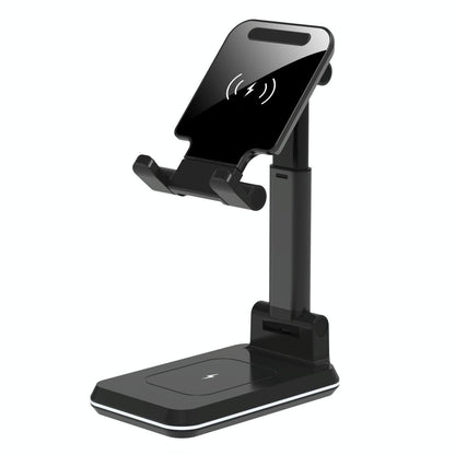 Portable 2 In 1 Wireless Charging Stand Double Charge - Black Tristar Online