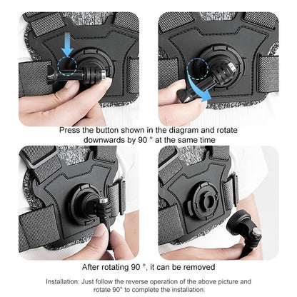 Adjustable Chest Strap with Mount and Screw - 6 In 1 360 Phone Clamp Tristar Online
