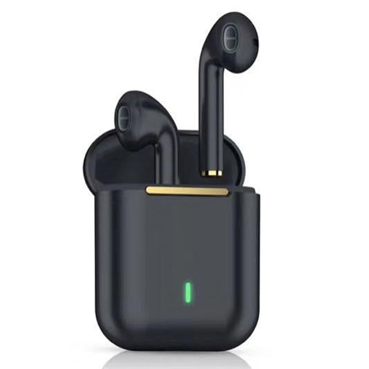 Wireless Binaural Bluetooth Earphones with Charging Box - J18 - Black Tristar Online