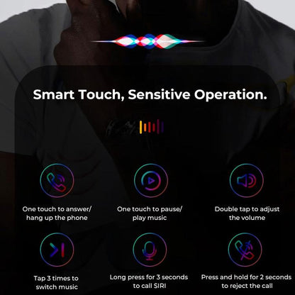 Wireless Binaural Bluetooth Earphones with Charging Box - J18 - Black Tristar Online