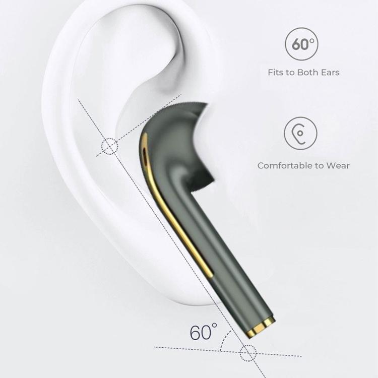 Wireless Binaural Bluetooth Earphones with Charging Box - J18 - Black Tristar Online
