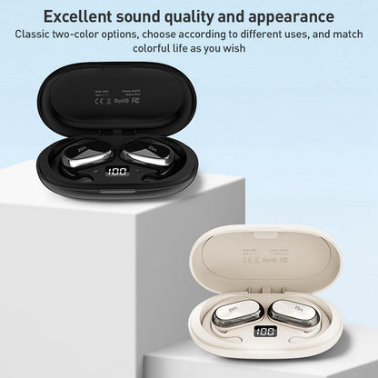 Wireless Bluetooth Earphones with Led Display - Zga Gs08 - White Tristar Online