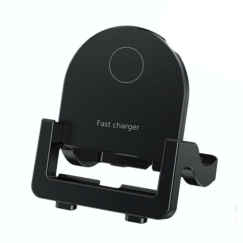 15W Vertical Wireless Fast Charger With Phone Holder - White Tristar Online