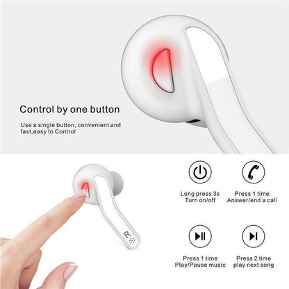 Mini Touch Control Wireless Earbuds with Charger Box - Hifi Bluetooth Tws - White Tristar Online