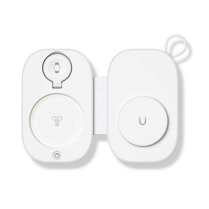 3 In 1 Magnetic Wireless Charger For Apple Devices - White Tristar Online