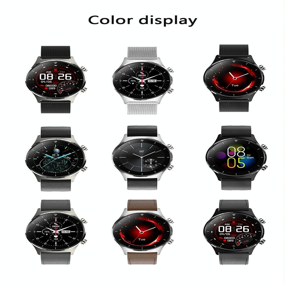 Waterproof Smart Watch With Heart / Bp / Oxygen / Sleep Monitoring - Ip68 - Silver Tristar Online