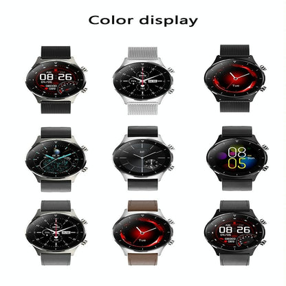 Waterproof Smart Watch With Heart / Bp / Oxygen / Sleep Monitoring - Ip68 - Silver Tristar Online